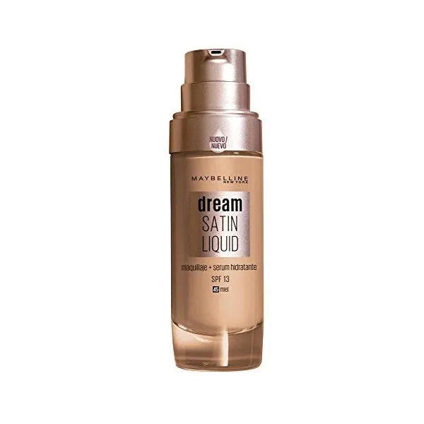 Liquid Make Up Base + Hydrating Serum Dream Satin Liquid Maybelline (30 ml) - Lindkart