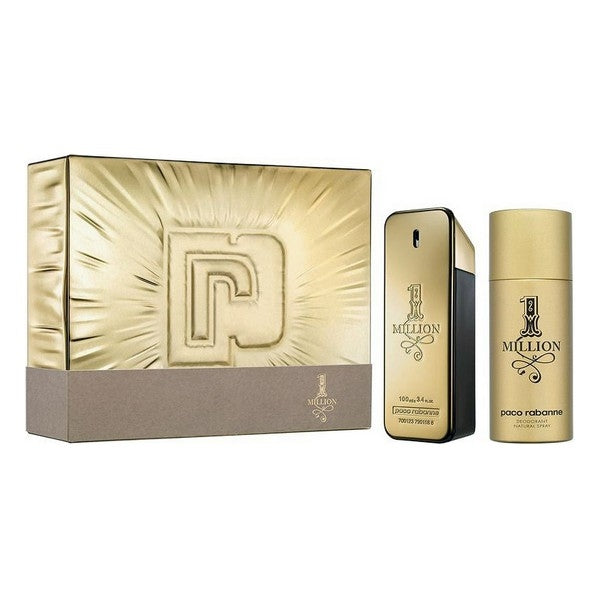 Men's Perfume Set 1 Million Paco Rabanne (2 items) - Lindkart