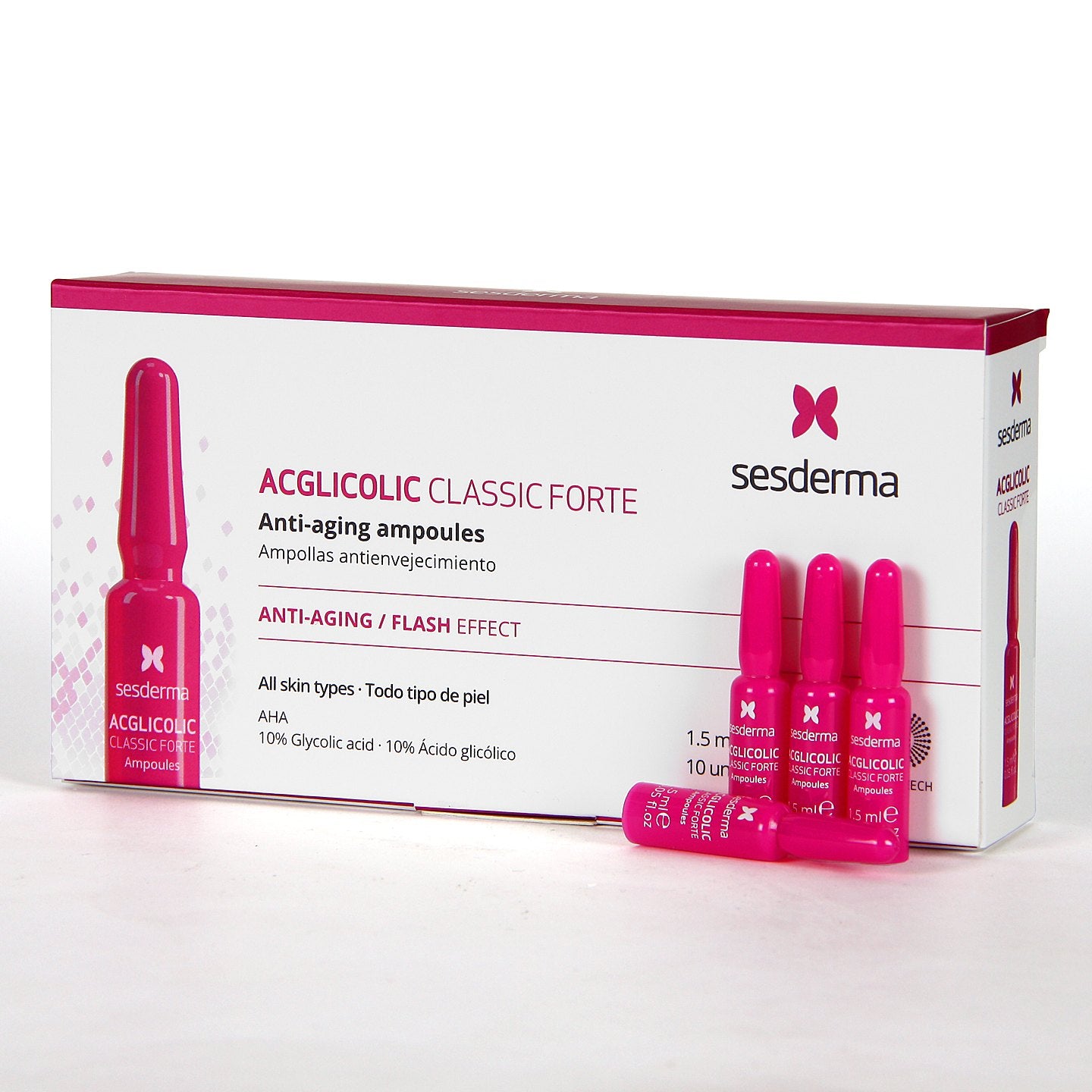 Anti-Ageing Capsules ACGLICOLIC Classic Sesderma (2 ml) - Lindkart