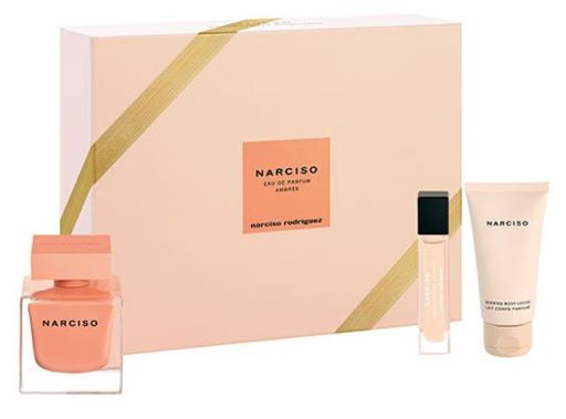 Women's Perfume Set Ambrée Narciso Rodriguez EDP (3 pcs) - Lindkart